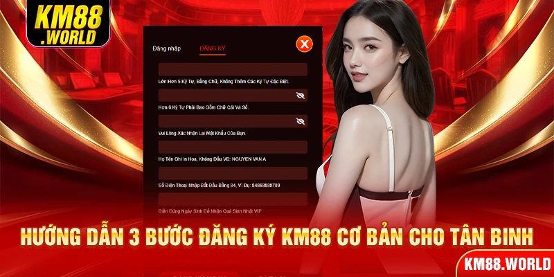 Hướng dẫn 3 bước đăng ký KM88 cơ bản cho tân binh