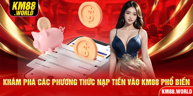 Khám phá các phương thức nạp tiền vào KM88 phổ biến