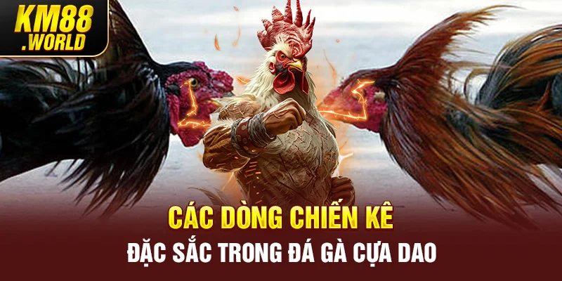 Các dòng chiến kê đặc sắc trong đá gà cựa dao